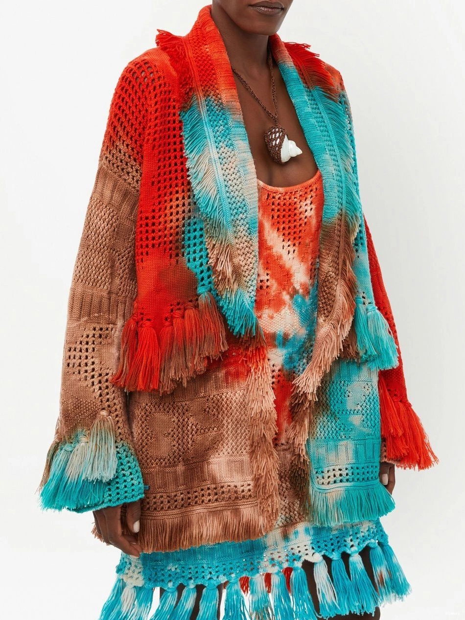 Cheap cardigan California Alanui Dreaming Women tie-dye 0420